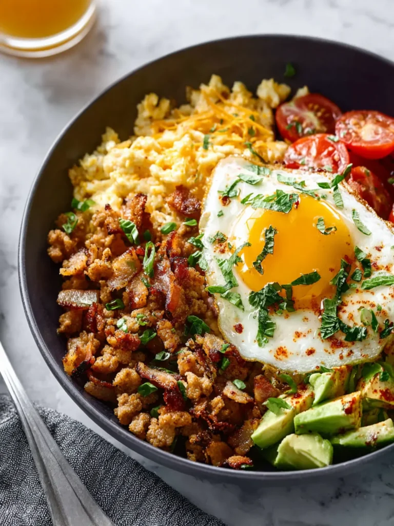 Easy High Protein Breakfast Bowl First Image