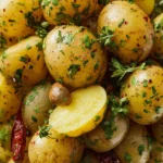 boiled potatoes herbs First Image