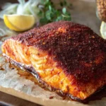 15 Minute Smoked Paprika Salmon, Oven Baked and Easy First Image