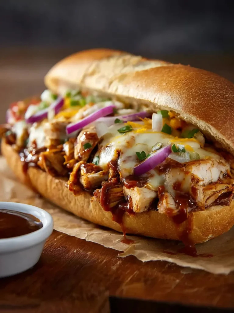 BBQ Chicken Cheesesteak Sandwich First Image