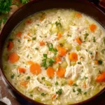 Creamy Chicken & Rice Soup First Image