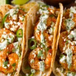 Shrimp Tacos (With Spicy Cilantro Lime Sauce) First Image