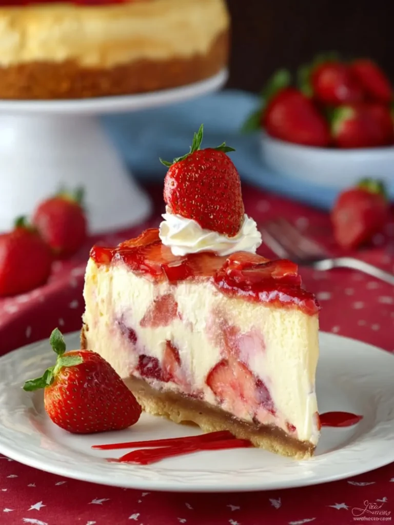 Strawberry Shortcake Cheesecake First Image